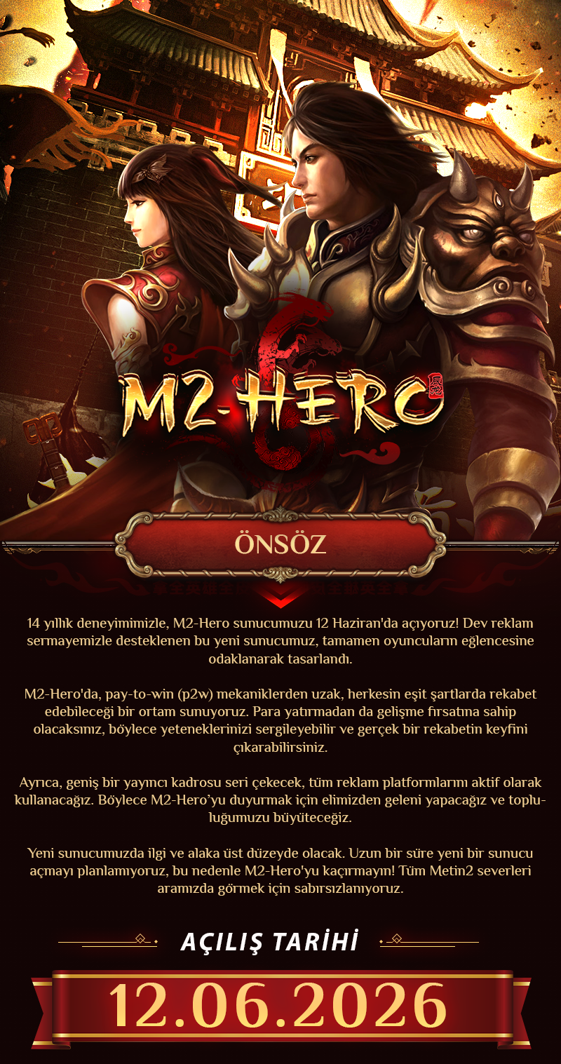 M2Hero, M2Hero pvp, m2hero oyna, m2hero kayit, m2hero tanitim, metin2 pvp, metin2 pvp server, metin2 pvp serverler